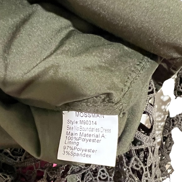 MOSSMAN HIGH NECKLINE MIDI DRESS - Picture 4 of 5